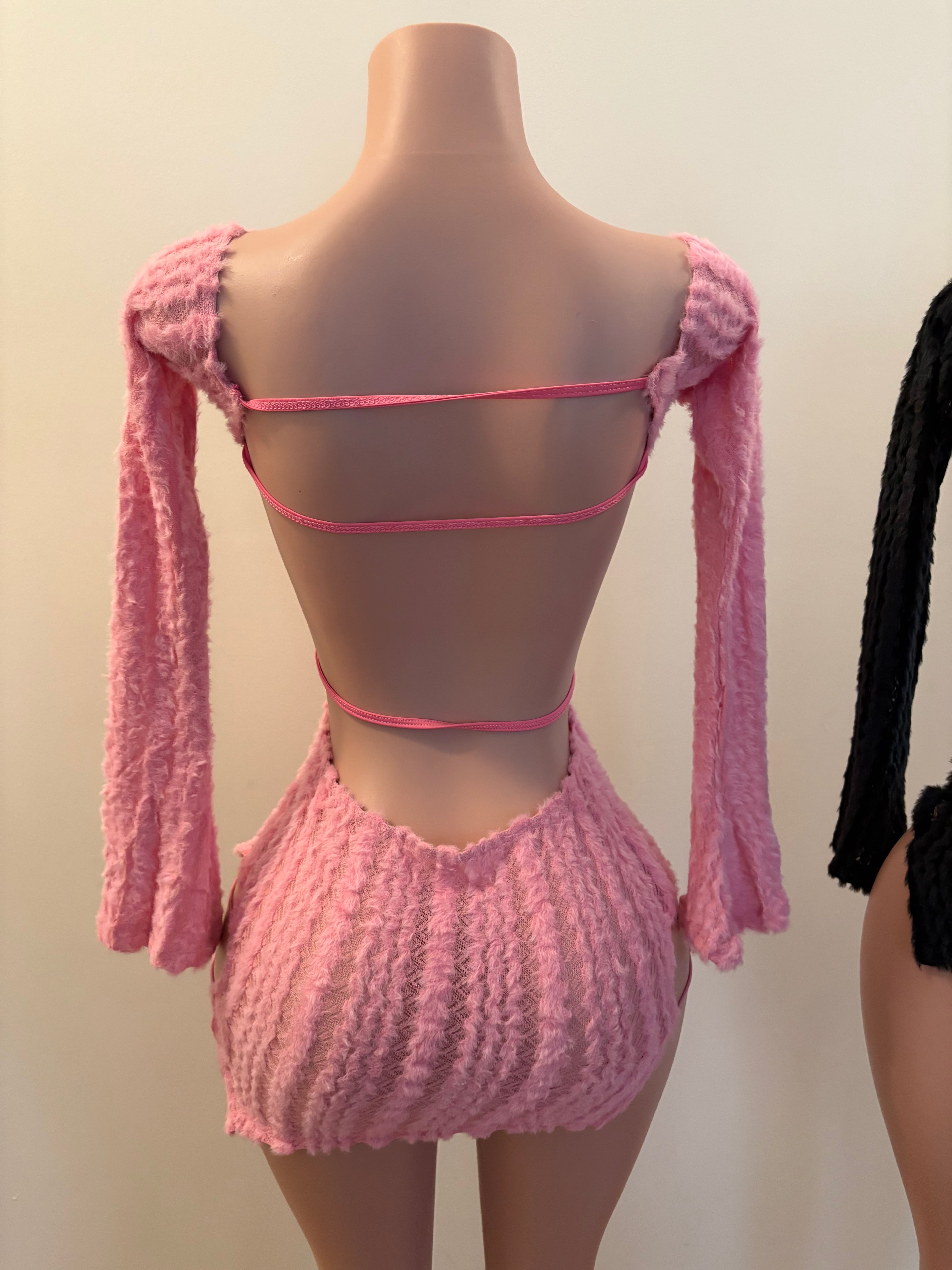 Fluffy Dreams Knit Dress