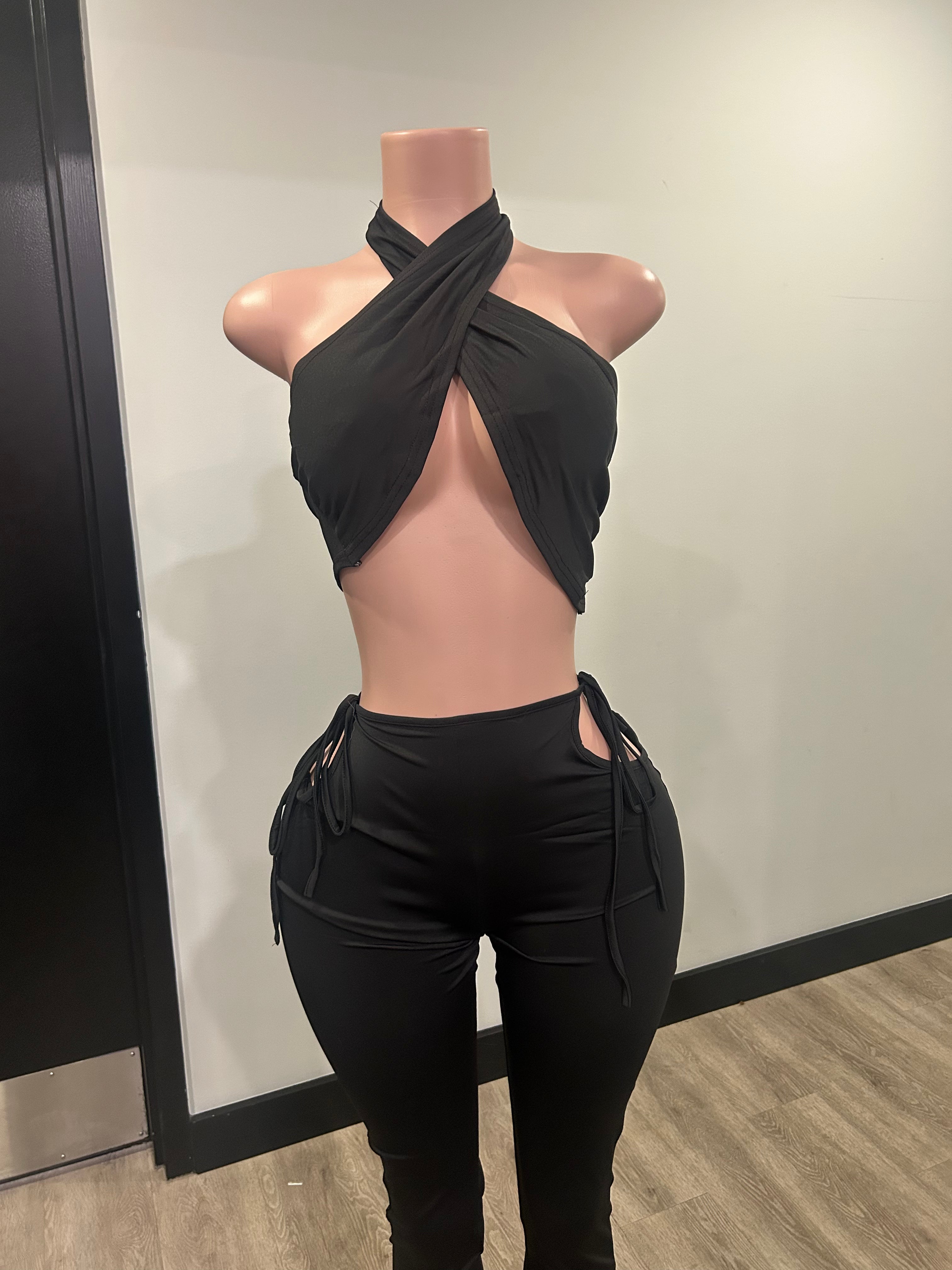 Black Two-Piece Set