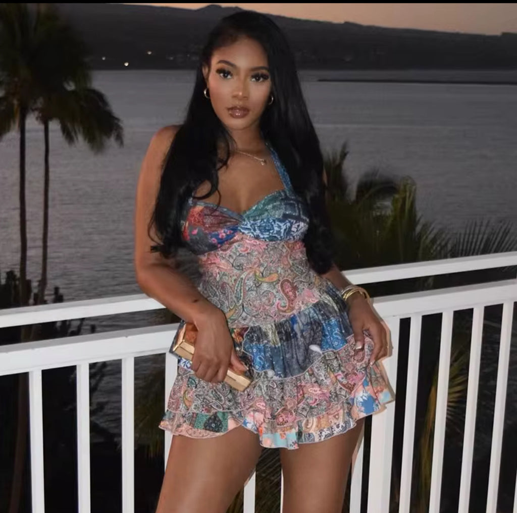 Graphic Print Dress