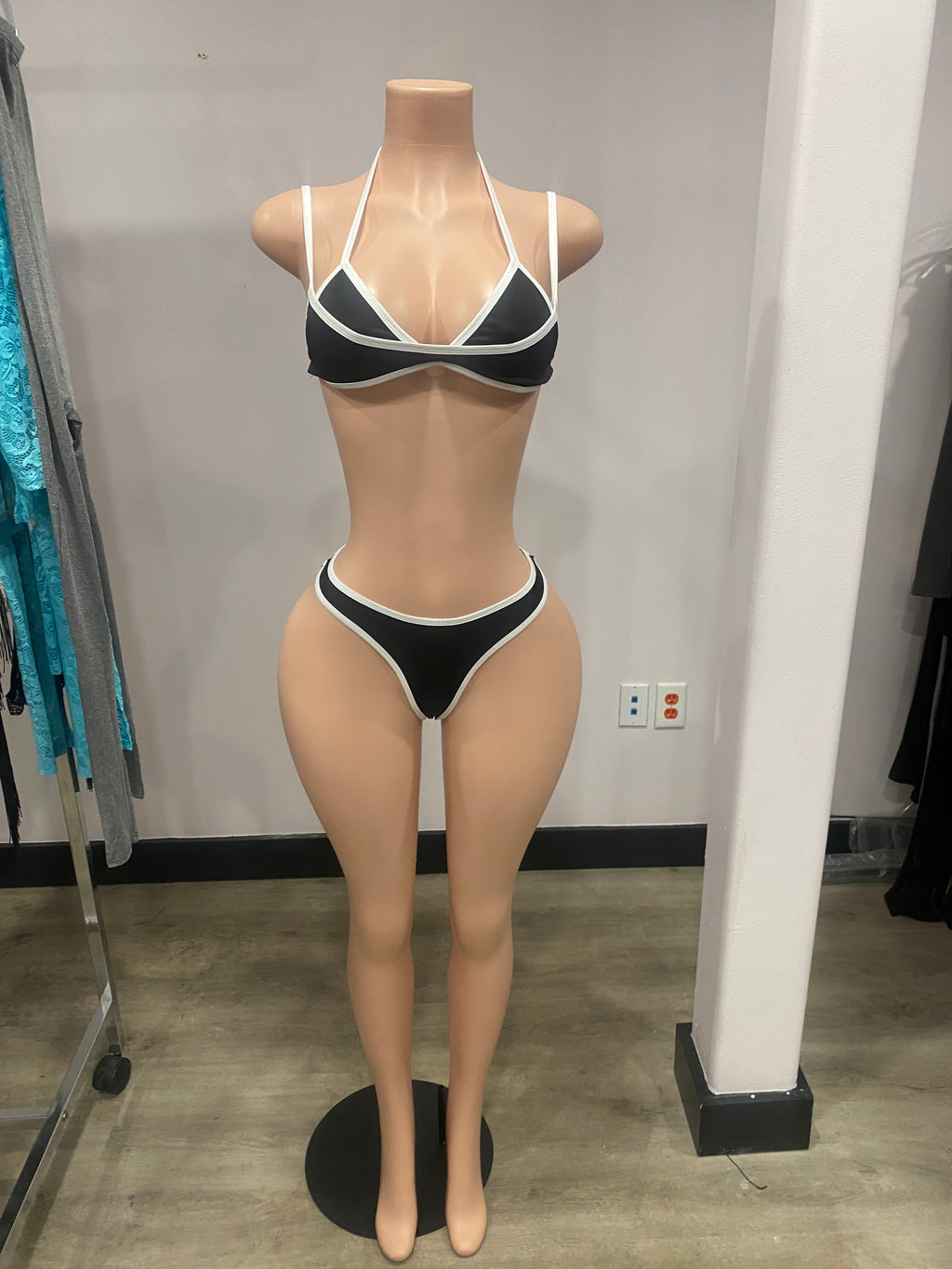Candy Cane Two-Piece Bikini