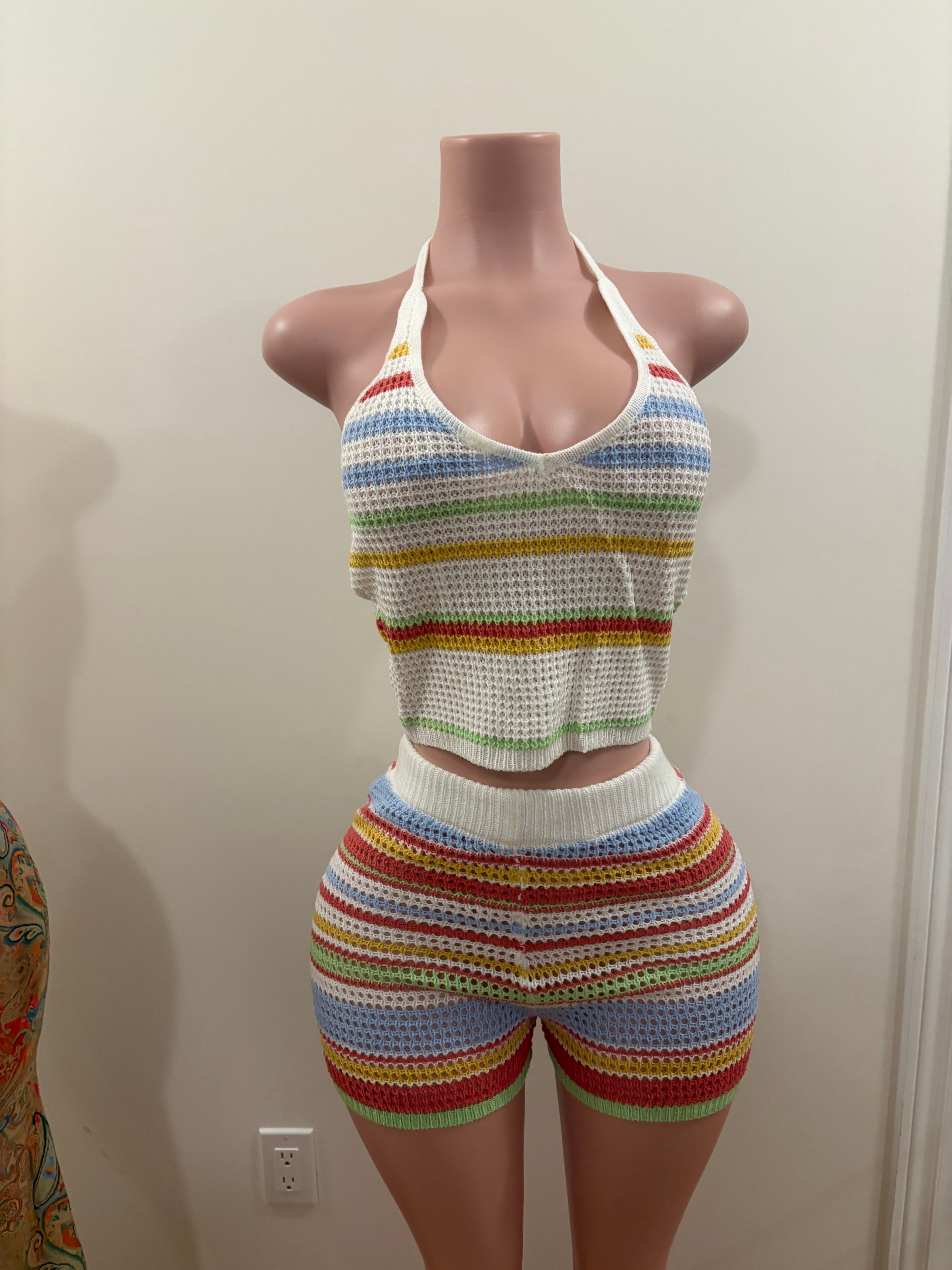 Rainbow Vibes Crochet Set