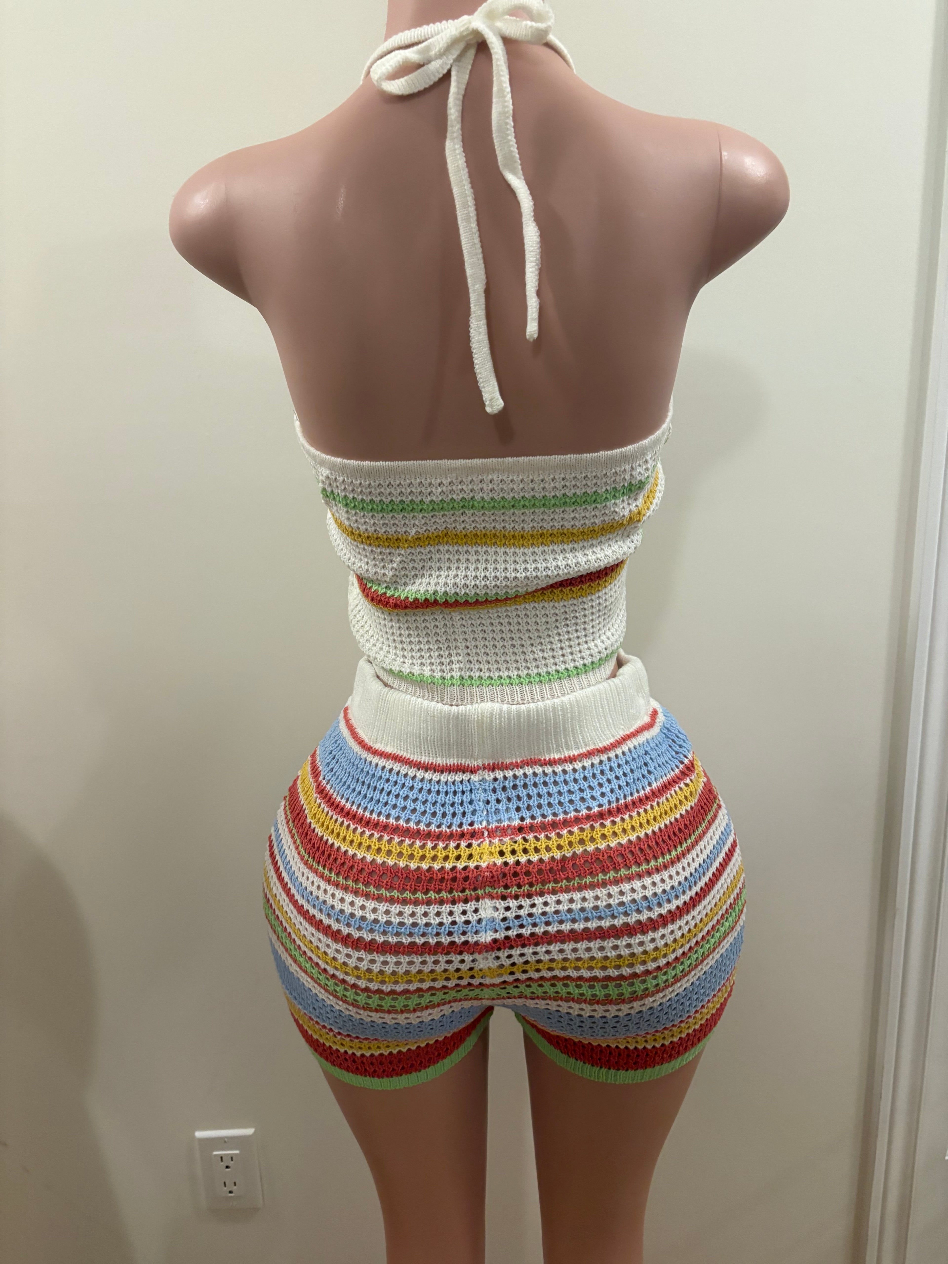 Rainbow Vibes Crochet Set